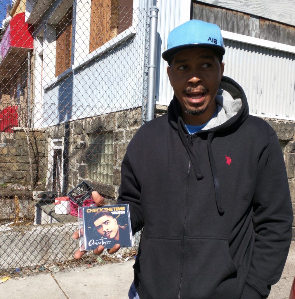Author Omar Tyree spoke in Philadelphia in March about his spoken-word album.