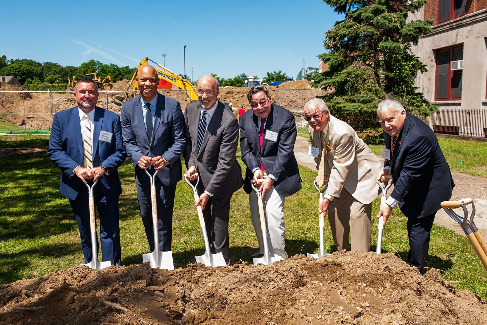 Groundbreaking for the new addition (2019)