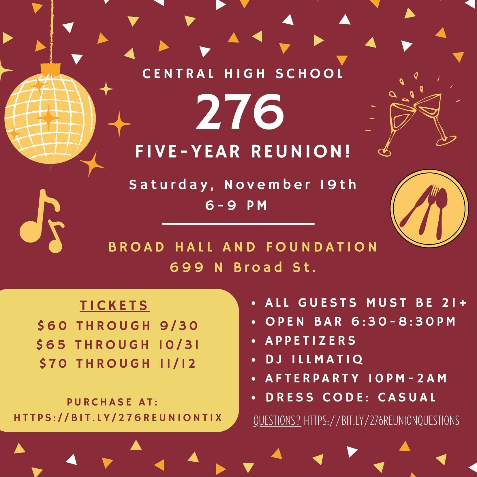 276 5th Reunion flyer