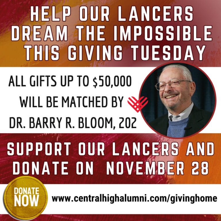Giving Tuesday 2023 - matched donor, Dr. Barry R. Bloom 202