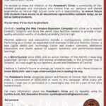 AACHS President’s Circle Announcement