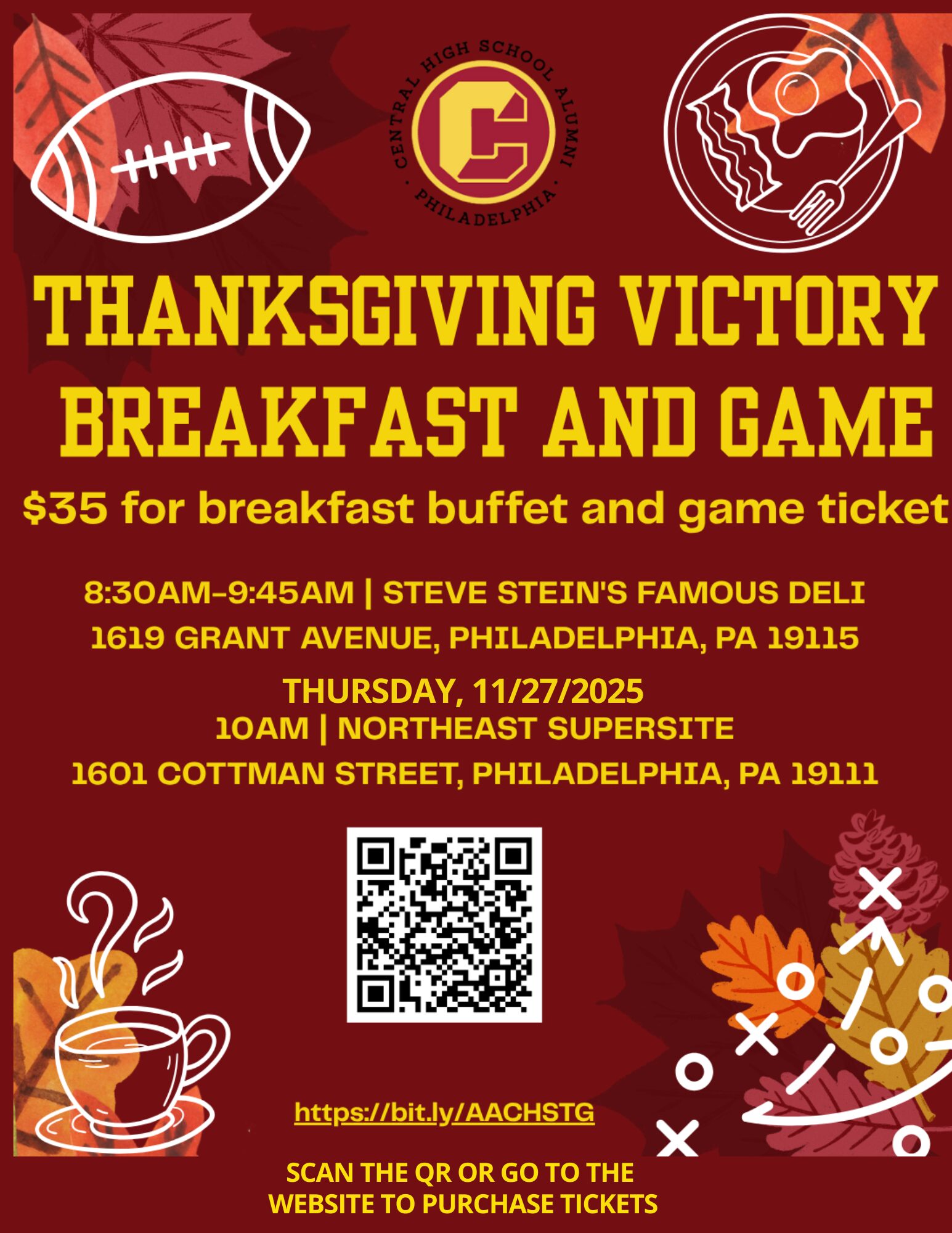 2025 Thanksgiving Breakfast and Game