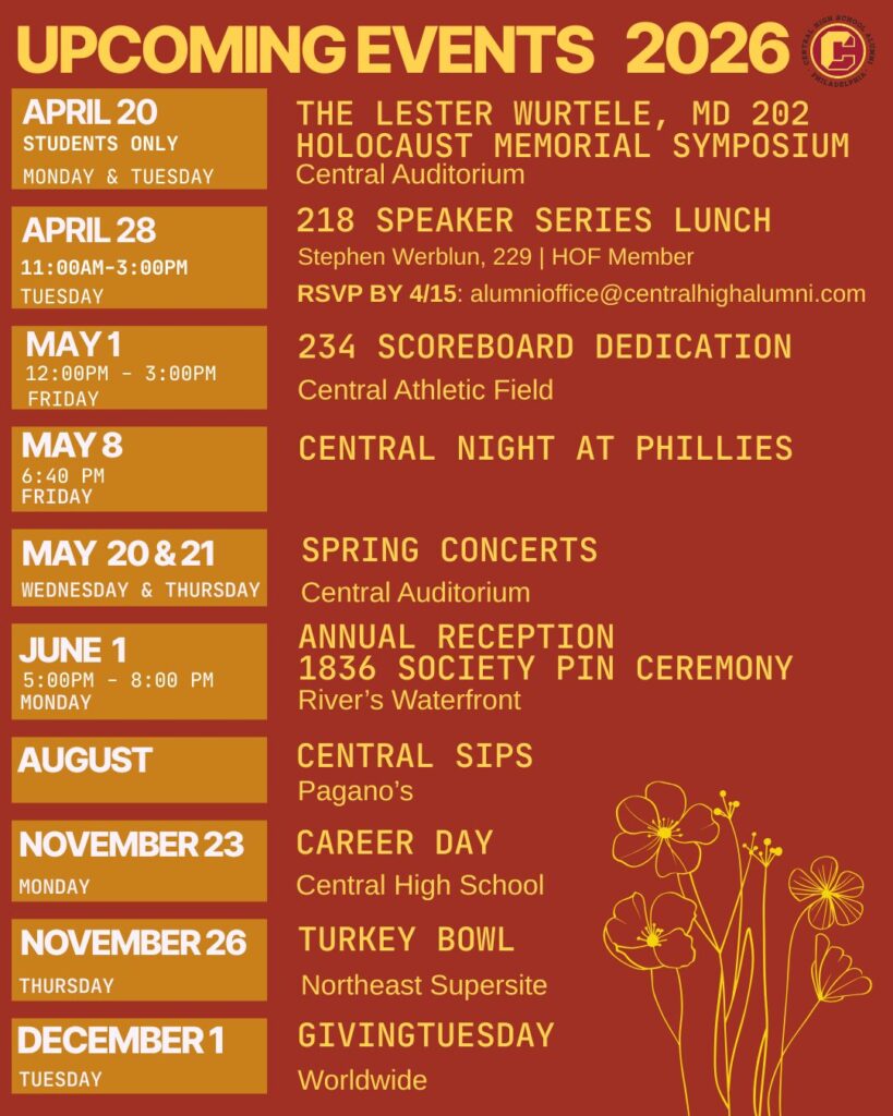 Upcoming Events 2026