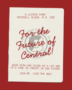 A graphic for a letter from Mitchell Glass, M.D. 228